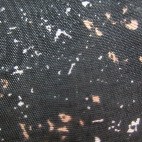 A/X Armani Exchange Women 2 Black Fleck 3/4 Sleeve Dress Sash Belt Pleats XS - Picture 8 of 11